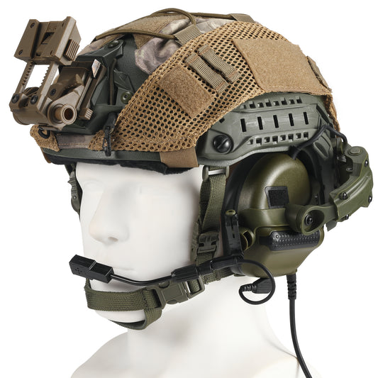 אוזניות טקטיות מתקדמות להפחת רעשים